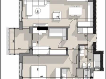 Shitet, Apartament 2+1+2, Rezidenca Ajka, Tiranë