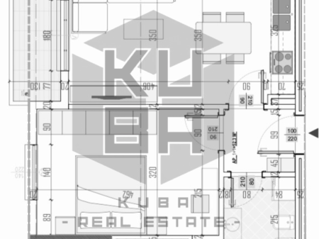 Apartment 1+1, 63m2 for Sale in the Center, 📍Kamëz. 59.9 mln Lekë
