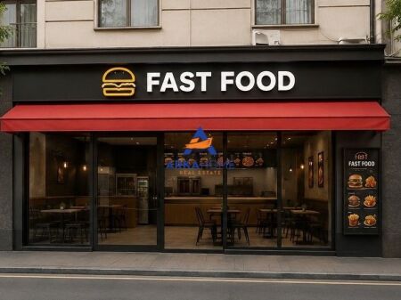 JEPET ME QIRA FAST-FOOD + SHITJE BIZNESI 60 M2 "KTHESA E KAMZES" 700 EURO