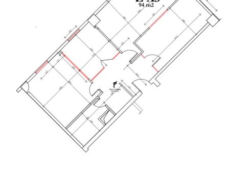OFFICE FOR RENT 94 M2 CENTER 170,000 LEKE FH-91576