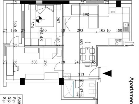 Apartment 2+1 for sale Oxhaku, Tirana