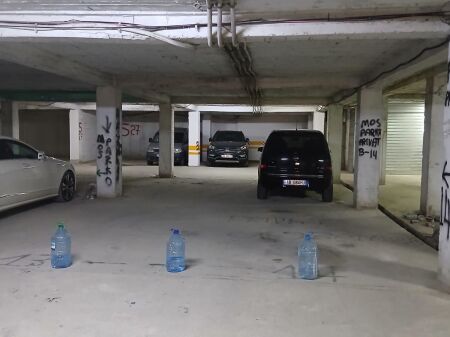 Two garage parking spaces