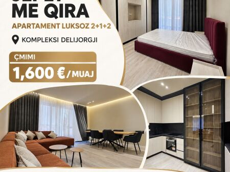 FOR RENT APARTMENT 2+1+🅿️  DELIJORGJI