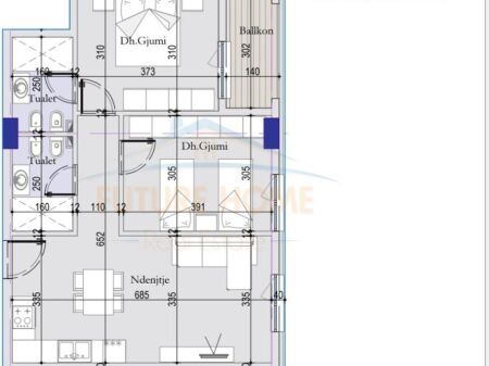 Apartament 2+1+2 per shitje , Tirana Entry 2, Tiranë.