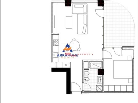 OKAZION SHITET APARTAMENT 1+1 FAZE KARABINA "ASTIR" 84.000 EURO