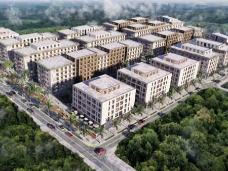 Shitet apartament 1+1 tek Rezidenca Palm Paradise , Mali i Robit , Golem , Shkembi i Kavajes , Durres .