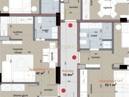 3 Appartamenti in Affitto, disponibili anche per Airbnb – Giardino Zoologico, Complesso Mateo 2.200 € /Mese 200.000 Lek /Mese