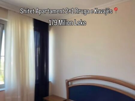 Vendiamo Appartamento 2+1 – CONDOR CENTER Via Kavajës
