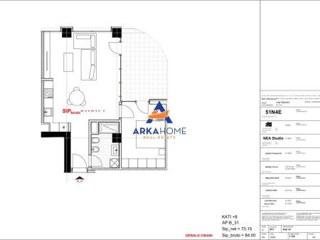 OCCASION FOR SALE APARTMENT 1+1 FAZE GROPE "ASTIR" 92,400 EURO