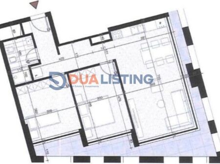 Tirana New Boulevard Tower, Apartament 2+1 per shtije! Kulla 39-kate!