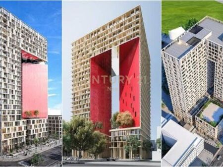 Shesim apartament 1+1 tek United Towers, Kompleksi Olimpik !! 224,000 €