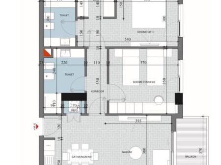 Shitet, Apartament 2+1 , Diellon , Paskuqan