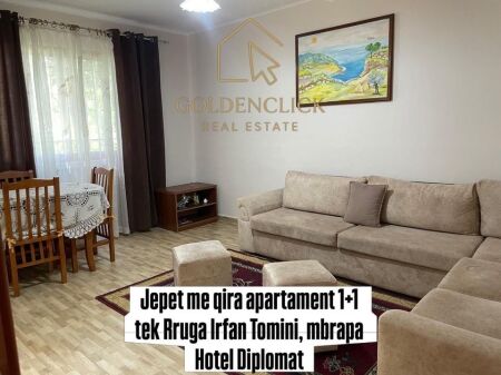 Jepet me qira Apartament 1+1 tek Irfan Tomini
