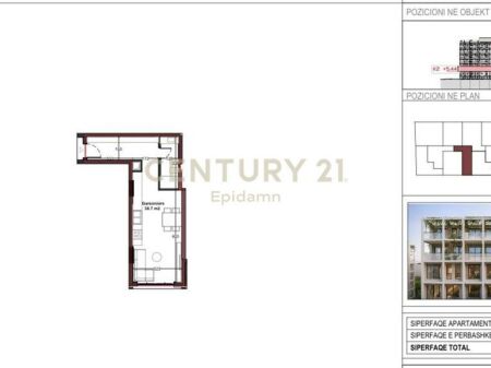 EXCLUSIVE! We sell a studio at the Residence “Mes Pishave” Mali i Robit !!