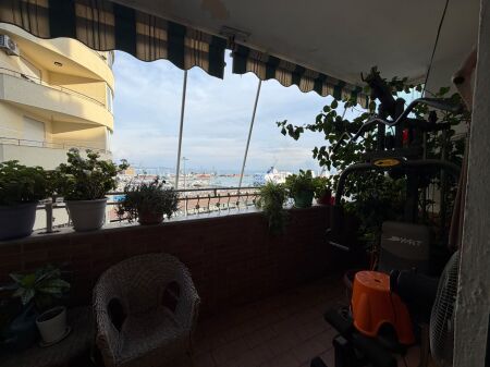 For sale 3+1+2 with a view of the port in Durres