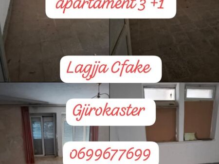 SHITET APARTAMENT 3+1 LAGJJA CFAKE GJIROKASTER