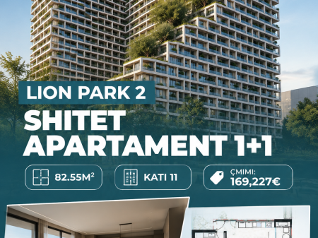 Shitet Apartament 1+1 , Lion 2