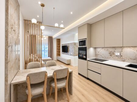 For Rent: Luxury 2+1 📍Ali Demi - Res. Kadiu | 100% Brand New & Never Lived In Before (55,000 ALL/Month) Architect-Designed & Furnished