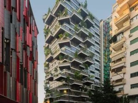 Near AIR ALBANIA Stadium /Vertical Forest, Office space for rent 6+1+2.