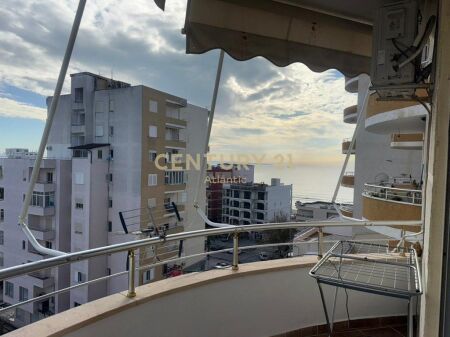 FOR RENT 2+1 APARTMENT IN PLAZH RROTA KUQE WITH SEA VIEW