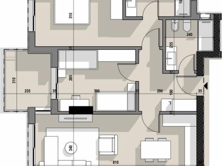 Shitet Apartament 2+1 ne Kompleks Ajka, Rruga 5 Maji ID 5640