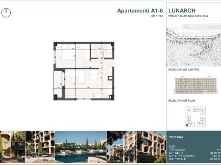 APPARTAMENTO 1+1 IN VENDITA PRESSO LUNARCH RESIDENCE, Golem