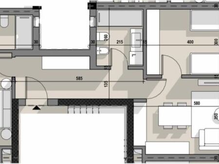 For sale Apartment 2+1+2 in Ajka Complex, 5 Maji Street ID 5638