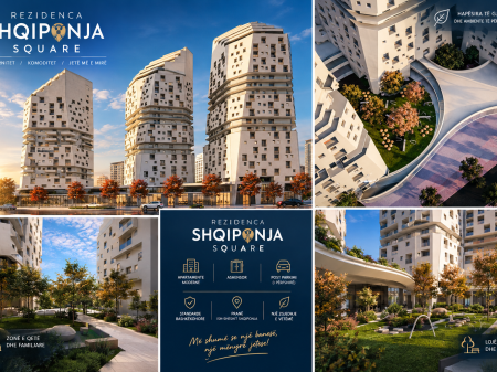 In vendita, Appartamento 1+1, Residenza Shqiponja Square, Tirana