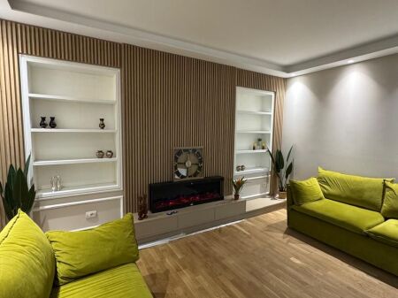 For rent 1+1 at Pavarotti lake furnished elevator 75000 lek