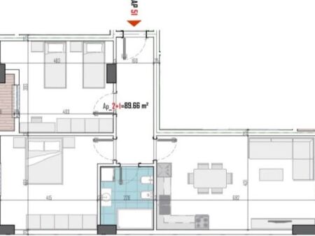 Hima Residence, Paskuqan Apartment 2+1
