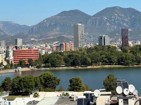 Apartment for sale near the Tirana Lake!  -The apartment is located very close to the main road of Tirana Lake and is organized as follows: -Corridor which distributes to the other rooms of the apartment -Living room combined with the kitchen area -Bedroom with wardrobe -Balcony -Bathroom -5th floor -The apartment is newly renovated - For more information or a visit to the property please contact us!