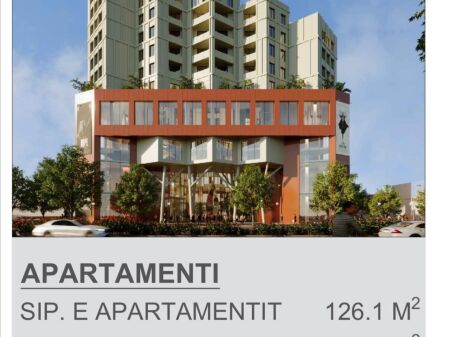 Shitet apartament 3+1 +2 verande te Kolonado