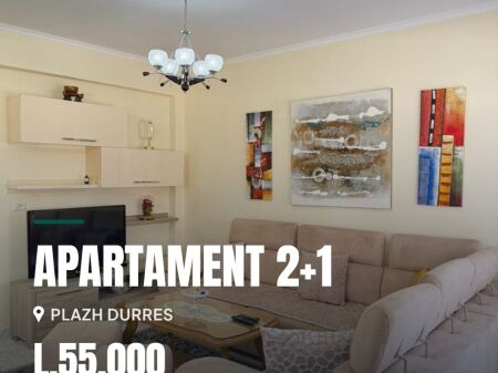  Apartment 2+1 for rent Sea View Beach Durres