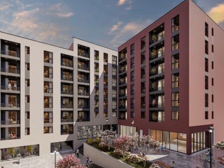 Apartment 1+1 for sale at Residenca Apollo, Paskuqan
