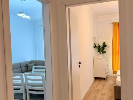 Apartment 1+1 for rent at Aura Complex, Lapraka, Dritan Hoxha Street! 700 thousand lek!