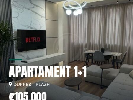 🏠 Apartament 1+1 për shitje – Plazh, Durrës