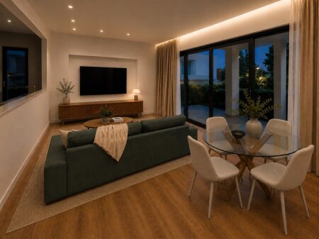 Apartament 2+1 me oborr & post parkimi me qira – O2 Residence, Farkë !
