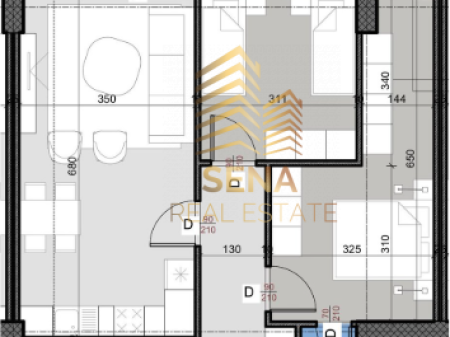In vendita, Appartamento 2+1+2+blk, Via Dibra – Dietro American II, 1800 Euro/ m²