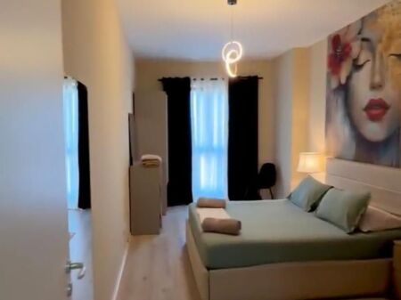 Jepet apartament 1+1+Post Parkimi me qira tek Pazari i Ri   