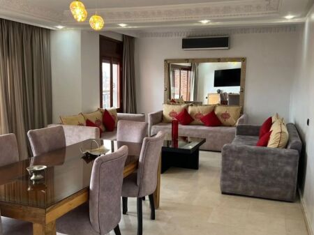 Near the American embassy, a 2+1+2 apartment is for rent.