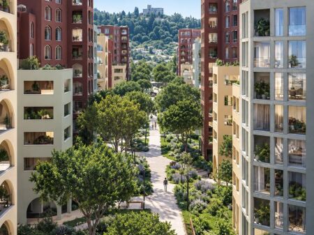 Shitet Apartament 2+1 tej River Park Residence – pranë Casa Italia