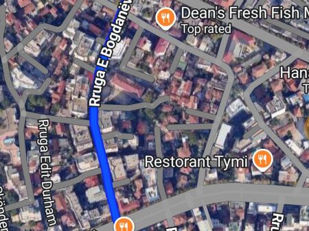Jepet me qera  Garsoniere  37 m2 Rruga e Bogdaneve