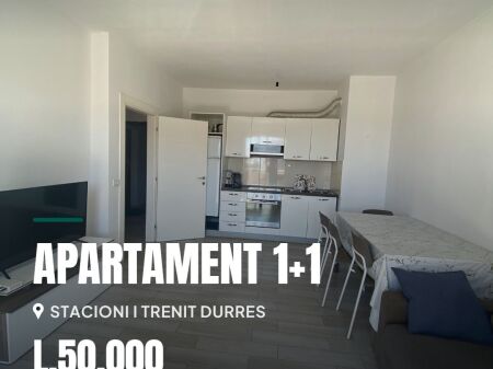 🏠 Jepet me qira 1+1 ne Durres prane stazionit te trenit   