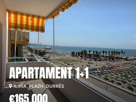 Shitet Apartament 1+1 | Vijë e Parë | Pamje Deti | Plazh, Durrës
