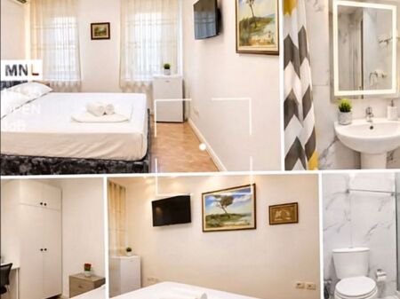 A studio apartment is for rent 📌Center