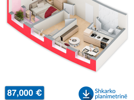 Apartament te liqeni Farkes