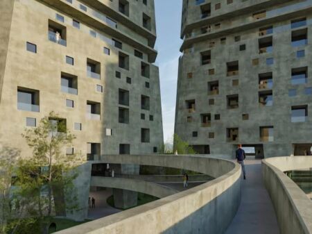Appartamento 1+1 in vendita al Complesso Shqiponja Tower, ex Dogana, Laprake, Via Dritan Hoxha.