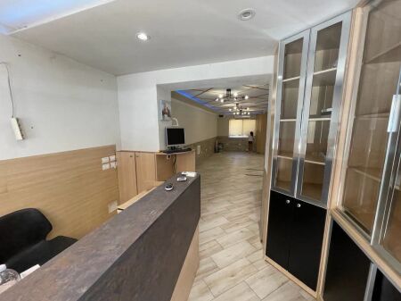 Business premises for rent at the former Last Station of Tirana, Vasil Shanto, Selite Villas Block.