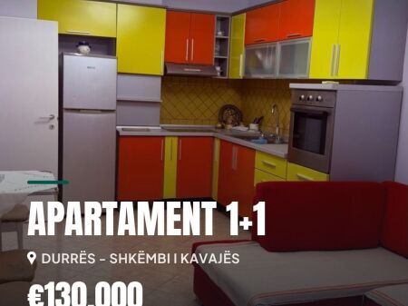  Apartament ne Shiptje 1+1 plus parking, Durres Shkembi i Kavajes