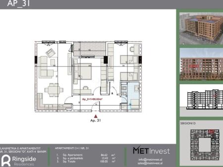 🏡 SHITET APARTAMENT 2+1 | RINGSIDE RESIDENCES! 110,000 €